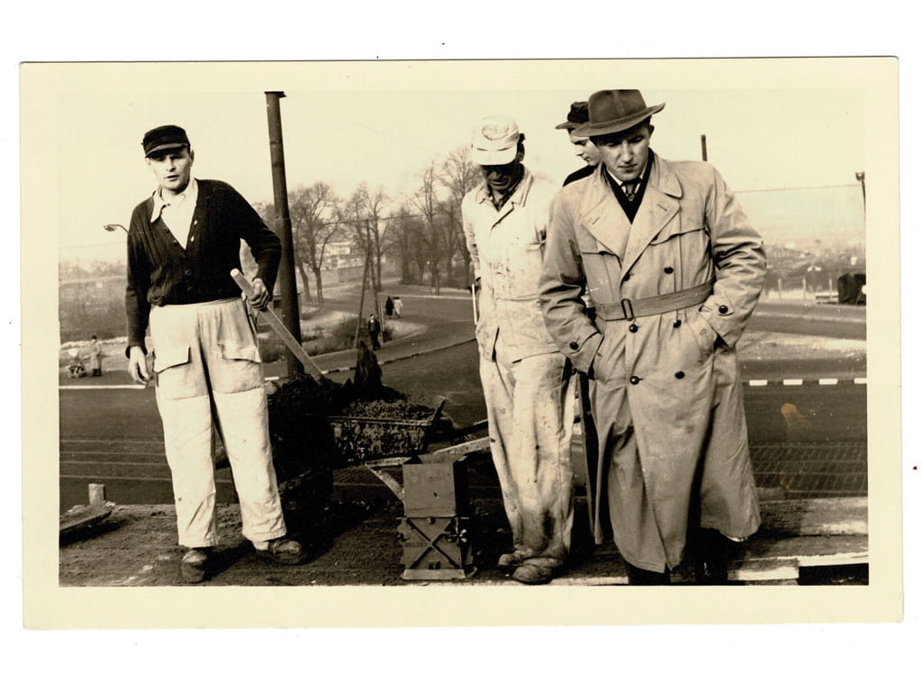 Paul Rathmann bei der Arbeit - 1950